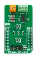 MIKROE-5806 - MIKROELEKTRONIKA - MIKROE-5806 - Add-On Board, DC Motor 27 Click, MikroE MikroBUS Compatible Development Boards