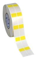 THT-75-427-3-YL - BRADY - THT-75-427-3-YL - Wire Marker, Self Laminating, Blank (No Legend), 25.4mm x 57.15mm, Vinyl, Yellow