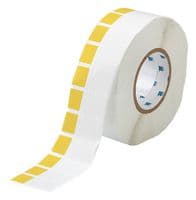 THT-64-427-3-YL - BRADY - THT-64-427-3-YL - Wire Marker, Self Laminating, Blank (No Legend), 25.4mm x 57.15mm, Vinyl, Yellow