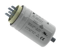 C878BF35250SA0J - KEMET - C878BF35250SA0J - Motor Run Capacitor, Metallized PP, Can, 25 µF, ± 5%, Stud Mount - M8, 470 V