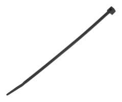 NYTIE-4.5X200-BK - BRADY - NYTIE-4.5X200-BK - Cable Tie, Nylon (Polyamide), Black, 200 mm, 4.5 mm
