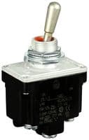 2TL1-1E - HONEYWELL - 2TL1-1E - Toggle Switch, On-Off-On, DPDT, Non Illuminated, TL Series, Panel Mount, 20 A