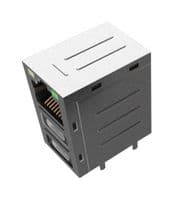 ARJG11E1-C0000BADWFR - ABRACON - ARJG11E1-C0000BADWFR - Modular Connector, Yellow and Green LED, RJ45 Jack with USB C, 3 x 1 (Stacked), 8P8C