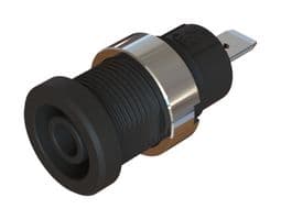 CT4397-08-0 - CAL TEST ELECTRONICS - CT4397-08-0 - Banana Test Connector, 4mm, Jack, Panel Mount, 36 A, 1 kV, Nickel Plated Contacts, Black