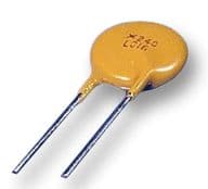 LVR005NK - LITTELFUSE - LVR005NK - Resettable Fuse, PPTC, PolySwitch LVR, 240 VAC, 50 mA, 120 mA, 10 s, Round