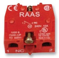 RAS-BCBNC - MULTICOMP PRO - RAS-BCBNC - Contact Block, 1NC, 10 A, 240 V, 1 Pole