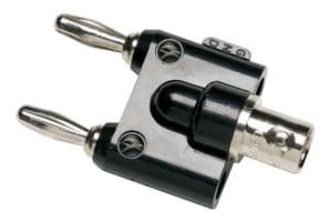 FLUKE BP880 - FLUKE - FLUKE BP880 - Connector Adapter, BNC Coaxial, 1 Ways, Plug, Banana - 4mm, 2 Ways, Receptacle