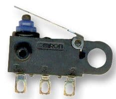 D2HW-C211H - OMRON ELECTRONIC COMPONENTS - D2HW-C211H - Microswitch, Snap Action, Lever, SPDT, Solder, 2 A, 42 V