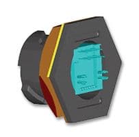 84702-0007 - MOLEX - 84702-0007 - Modular Connector, RJ45 Jack, 1 x 1 (Port), 8P8C, Cat5e, IP67, Panel Mount
