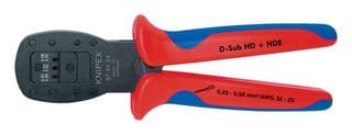 97 54 24 - KNIPEX - 97 54 24 - Crimp Tool, Hand, 32-20AWG D-Sub, HD-20 & HDE Plugs