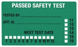 FLUKE PASS 500S - FLUKE - FLUKE PASS 500S - Test Accessory, Appliance Pass Label, Fluke 6000 Series Power Appliance Testers
