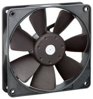 4412F/2 - EBM-PAPST - 4412F/2 - DC Axial Fan, 12 V, Square, 119 mm, 25 mm, Ball Bearing, 100.1 CFM