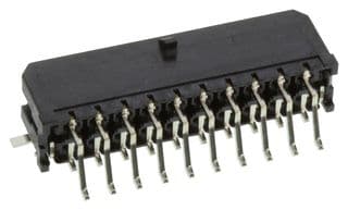43045-2009 - MOLEX - 43045-2009 - Pin Header, Wire-to-Board, 3 mm, 2 Rows, 20 Contacts, Surface Mount Right Angle