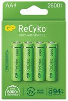 GPRHC272E019 - GP BATTERIES - GPRHC272E019 - Rechargeable Battery, 1.2 V, Nickel Metal Hydride, 2.6 Ah, AA, Raised Positive and Flat Negative