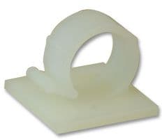 RA18 (50 PACK) - HELLERMANNTYTON - RA18 (50 PACK) - Self-adhesive Cable Clip Natural 18mm 50 Pack