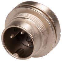 09 0307 00 03 - BINDER - 09 0307 00 03 - Circular Connector, Miniature Circular Connector, 680 Series, Panel Mount Plug, 3 Contacts
