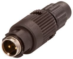 99 0971 100 02 - BINDER - 99 0971 100 02 - Circular Connector, Subminiature Circular Connector, 710 Series, Cable Mount Plug, 2 Contacts