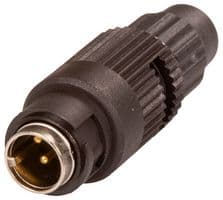 99 0979 100 04 - BINDER - 99 0979 100 04 - Circular Connector, Subminiature Circular Connector, 710 Series, Cable Mount Plug, 4 Contacts