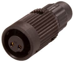 99 0972 100 02 - BINDER - 99 0972 100 02 - Circular Connector, Subminiature Circular Connector, 710 Series, Cable Mount Receptacle, 2 Contacts