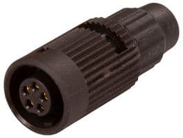 99 0996 100 05 - BINDER - 99 0996 100 05 - Circular Connector, Subminiature Circular Connector, 710 Series, Cable Mount Receptacle, 5 Contacts