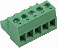 21.950M/5-E - IMO PRECISION CONTROLS - 21.950M/5-E - Pluggable Terminal Block, 5.08 mm, 5 Ways, 28 AWG, 14 AWG, 1.5 mm², Screw