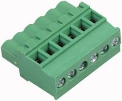 21.920M/6-E - IMO PRECISION CONTROLS - 21.920M/6-E - Pluggable Terminal Block, 5.08 mm, 6 Ways, 28 AWG, 14 AWG, 2.5 mm², Screw