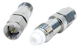ADAPT/FMEF/SMAM - SIRETTA - ADAPT/FMEF/SMAM - RF / Coaxial Adapter, FME, Receptacle, SMA, Plug, Straight Adapter, 50 ohm