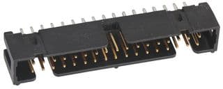 N2534-6002RB - 3M - N2534-6002RB - Pin Header, Wire-to-Board, 2.54 mm, 2 Rows, 34 Contacts, Through Hole Straight, 2500