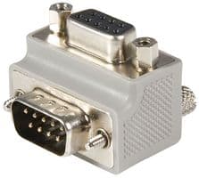 GC99MFRA2 - STARTECH - GC99MFRA2 - D Sub Connector Adapter, Right Angle DB9 to DB9 Serial Cable Adapter Type 2, M/F