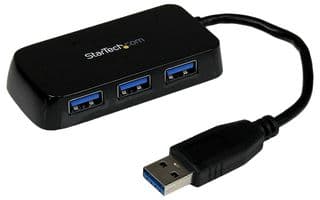 ST4300MINU3B - STARTECH - ST4300MINU3B - Mini 4 Port USB 3.0 Hub - Bus Powered