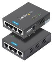 POEINJ4G - STARTECH - POEINJ4G - Ethernet Extender, 4 Port Gigabit Midspan, PoE+ Injector, 802.3at & 802.3af, Wall-mountable