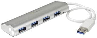 ST43004UA - STARTECH - ST43004UA - Hub, 4-Port USB Hub, USB A to 4x USB-A, USB 5Gbps, Bus-Powered, Portable USB 3.0 Hub