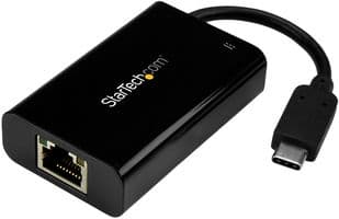 US1GC30PD - STARTECH - US1GC30PD - Adapter, USB-C to Ethernet Adapter w/ PD Charging, USB-C GbE Adapter, Power Delivery