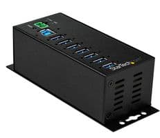 HB30A7AME - STARTECH - HB30A7AME - Hub, 7-Pt Industrial USB 3.0 Hub w/ Ext. Power Supply, ESD & 350W Surge Protection