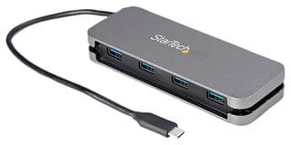 HB30CM4AB - STARTECH - HB30CM4AB - Hub, 4 Port USB C Hub 5Gbps, 4x USB-A, Bus Powered USB 3.0 Type-C Hub, 11in Cable