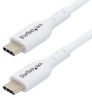 USB2CC3MWHE - STARTECH - USB2CC3MWHE - USB Cable, 3m White USB-C Charging Cable, USB C Cable, USB Type-C Charger Cord, 60W 3A PD