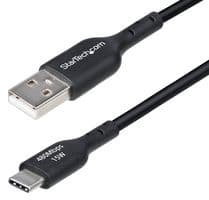 USB2AC1MNC - STARTECH - USB2AC1MNC - USB Cable, Type A Plug to Type C Plug, 1 m, 3.3 ft, USB 2.0, Black