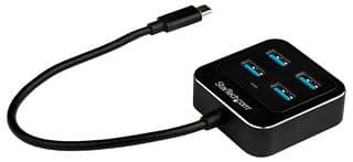 HB31C4AB - STARTECH - HB31C4AB - Hub, 4-Port USB-C Hub, USB C to USB 3.2 Gen 2 Hub, 10Gbps, 4x USB-A, Bus Powered
