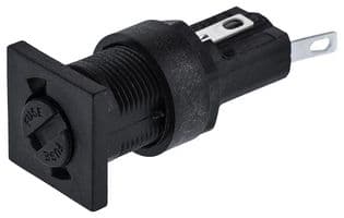 FX0359 - BULGIN / PARTNER STOCK - FX0359 - Cartridge Fuse Holder, 1Fuse, Solder Lug, 16A, 250VAC, 5mm x 20mm