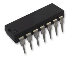 LM339N - ONSEMI - LM339N - Analogue Comparator, Quad, Voltage, 4 Channels, 1.3 µs, 2V to 36V, ± 1V to ± 18V, DIP, 14 Pins