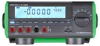 72-14620 - MULTICOMP PRO - 72-14620 - Bench Digital Multimeter, 4.75, RS232, USB, 10 A, 1 kV, 40 Mohm
