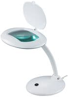 HT8095LED - PRO ELEC - HT8095LED - Magnifier, Bench/Desktop, 90 LED, 3 and 12 Dioptre Len, Table Base