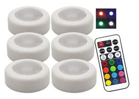 PEL01312 - PRO ELEC - PEL01312 - LED Torch Lights With Remote Control, Pack of 6