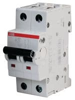 2CDS252001R0255 - ABB - 2CDS252001R0255 - Thermal Magnetic Circuit Breaker, System Pro M Compact S200, 25 A, 2 Pole, 277 VAC, DIN Rail