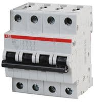 2CDS254001R0065 - ABB - 2CDS254001R0065 - Thermal Magnetic Circuit Breaker, System Pro M Compact S200, 6 A, 4 Pole, 277 V, DIN Rail