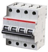 2CDS254001R0064 - ABB - 2CDS254001R0064 - Thermal Magnetic Circuit Breaker, System Pro M Compact S200, 6 A, 4 Pole, 277 VAC, DIN Rail
