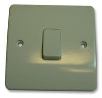 K4870WHI - HONEYWELL - K4870WHI - Logic Plus 1 Gang 1 Way Light Switch, 10AX White