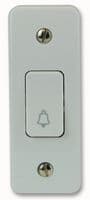 K4848BWHI - HONEYWELL - K4848BWHI - Logic Plus 1 Gang 2 Way SP Architrave Switch with Bell Symbol