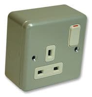 K2977ALM - HONEYWELL - K2977ALM - Socket, Surface, 1 Gang, 13 A, Unfinished