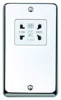 K703PCR - HONEYWELL - K703PCR - Chroma Plus Shaver Socket, Dual Voltage, Polished Chrome
